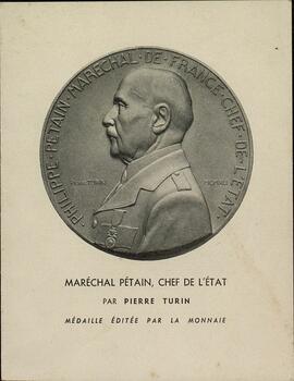 "Mariscal Pétain, jefe del Estado por Pierre Turin"