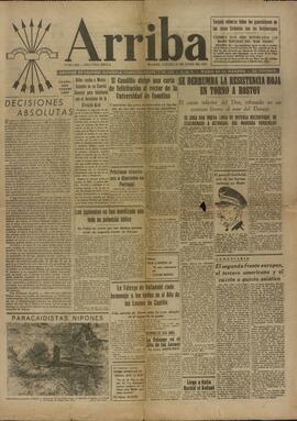 Arriba. Órgano de la F.E.T. y de las J.O.N.S. 23 Julio 1942