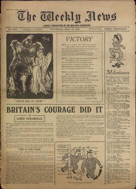 "The Weekly News", 12 de Mayo de 1945, "Victoria".