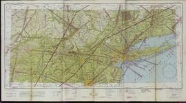 "Mapa de navegación aérea". Nueva York, 13 mayo 1943