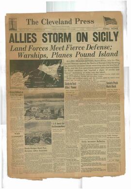 Philadelphia Record. "Las guerras rusas en Japón. Ataques a lo largo del frente de Manchuria; Stalin actúa por petición de Truman". 9 de agosto de 1945.