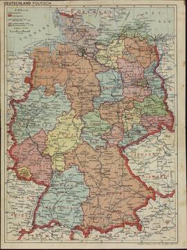 Mapa político de Alemania