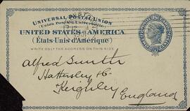 "Smith, Alfred. Unión postal universal. Estados Unidos de América". 1901