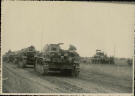Tanques alemanes en formación