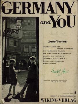 "Alemania y tú", n.º 1. Berlín, 1938