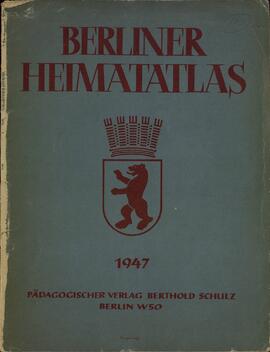 Atlas de Berlín, 1947. Anterior a la división en zonas de ocupación por cada aliado