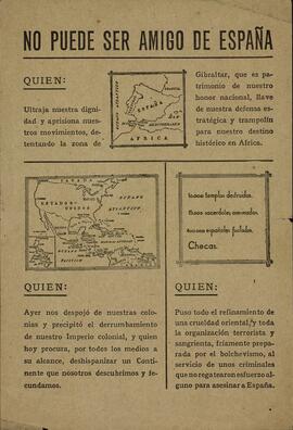 Sobre Gibraltar:"No puede ser amigo de España quien..."