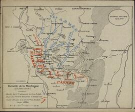Plano de la Batalla de Mortagne, 25 de Abril de 1914