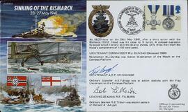 "El hundimiento del Bismarck. 23 - 27 mayo 1941". 50º aniversario. 22 Julio 1991