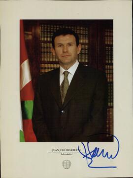 Ibarretxe, Juan José (1956). Lehendakari del Gobierno Vasco (1999-2009)
