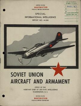 "Armamento y Aviones de la Unión Soviética". Septiembre 1944. Restringido manual estadounidense