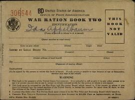 "Libros de racionamiento de guerra. Estados Unidos de América. Oficina de Administración de Precios"
