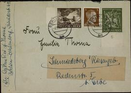 Thoma, Juilin. Sobre. Berlín, 7 noviembre 1943