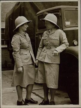 Keystone Photo: "Primeras A.T.S. para ultramar". Viernes, 1 enero 1943