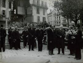 Fotografía de Prensa: "La Visita del Mariscal Pétain a Rouen"