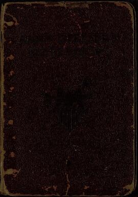 WWII "Agenda de los oficiales del Ejército, EE.UU.". 1942 - 1945