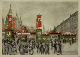 "Mercado de Navidad en Berlín". 1936