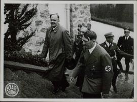 Conferencia de Munich. Hitler y Chamberlain. 1938