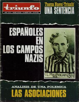 Triunfo. Nº 641/642. "Españoles en los campos nazis", 18 enero 1975