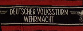 Brazalete de la Volkssturm, c. 1945