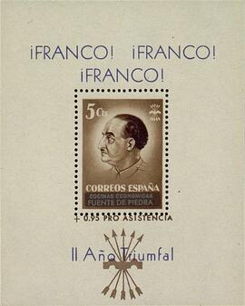 Conjunto de sellos del Régimen de Franco