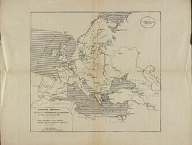 Plano de la Situación Militar descrita por el General Erich F.W. Ludendorff (1865-1937) y el Mariscal Paul L.H.A.B. Von Hindenburg (1847-1934), 1918