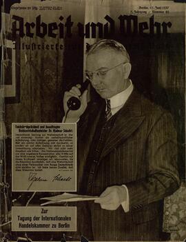 Trabajo y Defensa. Ilustrado para el pueblo alemán, n.º 26. Berlín 27 junio 1937