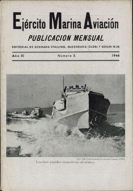 "Ejército, Marina y Aviación", Año XI, 1944: "Lanchas Rápidas Torpederas Alemanas"