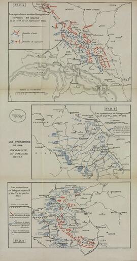 Plano del Aprovechamiento de la Victoria del Marne, 9/12/14 de Septiembre de 1914