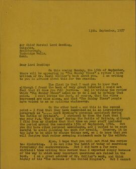 Wright, Robert. Carta a C. M. Leman, 7 octubre, 1958