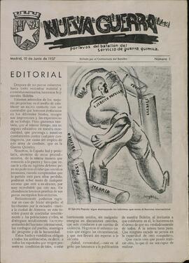 NUEVA Guerra. Madrid, 10 JUNIO 1937