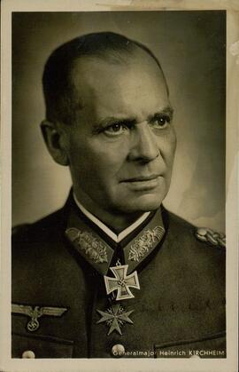 "Postal del Comandante general Heinrich Kirchheim"