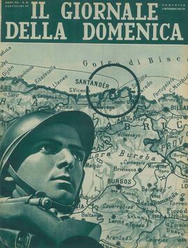 Il Giornale della Domenica. La conquista de Santander. 5 de septiembre de 1937.