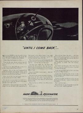 "Hasta que yo vuelva...". Nash-Kelvinator. 1943