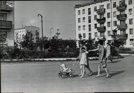 Novosti-Fotofiel: "En el Sovjóz Lenin". Moscú, c. 1980.