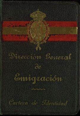 Dirección General de Emigración: Cartilla de Identidad, s.d.