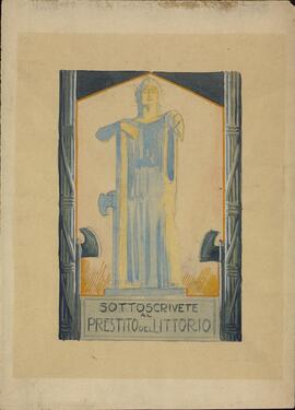 Diseño para póster de la deuda del Littorio