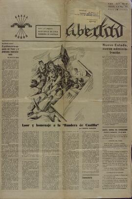 Libertad. "Loor y homenaje a la Bandera de Castilla". Valladolid, 24 mayo 1937.