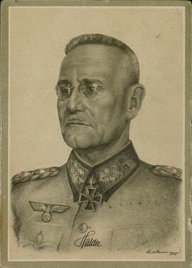Postales con imágenes de Guderian, Falkenhorst, Halder, Hoth, Küchler