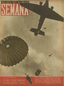 Revista Semana, Núm. 67. "Diluvio Humano sobre Creta". Madrid, 3 de Junio de 1941, Año II.
