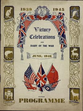 "Celebraciones de victoria y diario de la guerra". 8 junio 1946