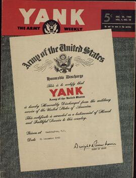 Yank. 28 diciembre 1945. "Ejército de los Estados Unidos"
