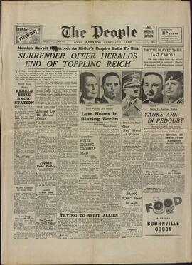 The People, "La rendición anuncia la derrota del Reich". 29 de Abril de 1945