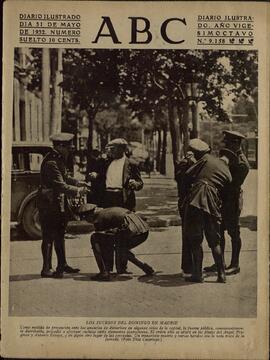 Diario ABC. "Los sucesos del domingo en Madrid". Madrid, 31 de mayo de 1932.