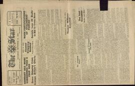 "The Star", el Periódico de la vieja Guernsey. 12 septiembre 1942. "Alemania tiene más sunbmarinos que hace un año."