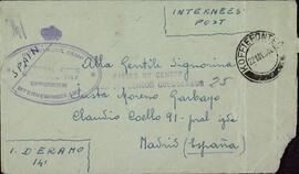 "A la gentil señorita. D´Eramo". 22 noviembre 1941"