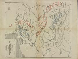 Plano de las Concentraciones de Tropas en el Frente Oriental, Agosto de 1914