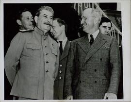 International News Photo: Truman & Stalin. Conferencia de Postdam, 24 julio 1945