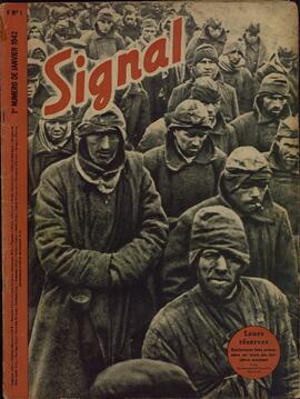 Signal. "Las reservas bolcheviques hechas prisioneras en las últimas semanas". Enero 1942.