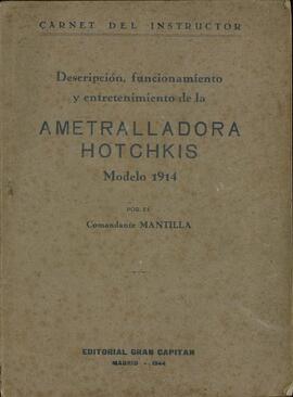 Ametralladora Hotchkis: modelo 1914